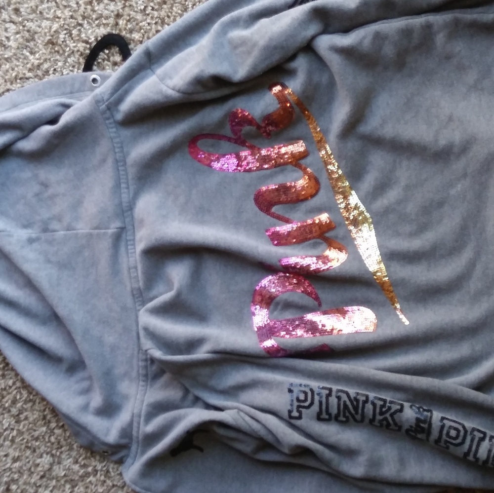 Pink dazzling hoodie